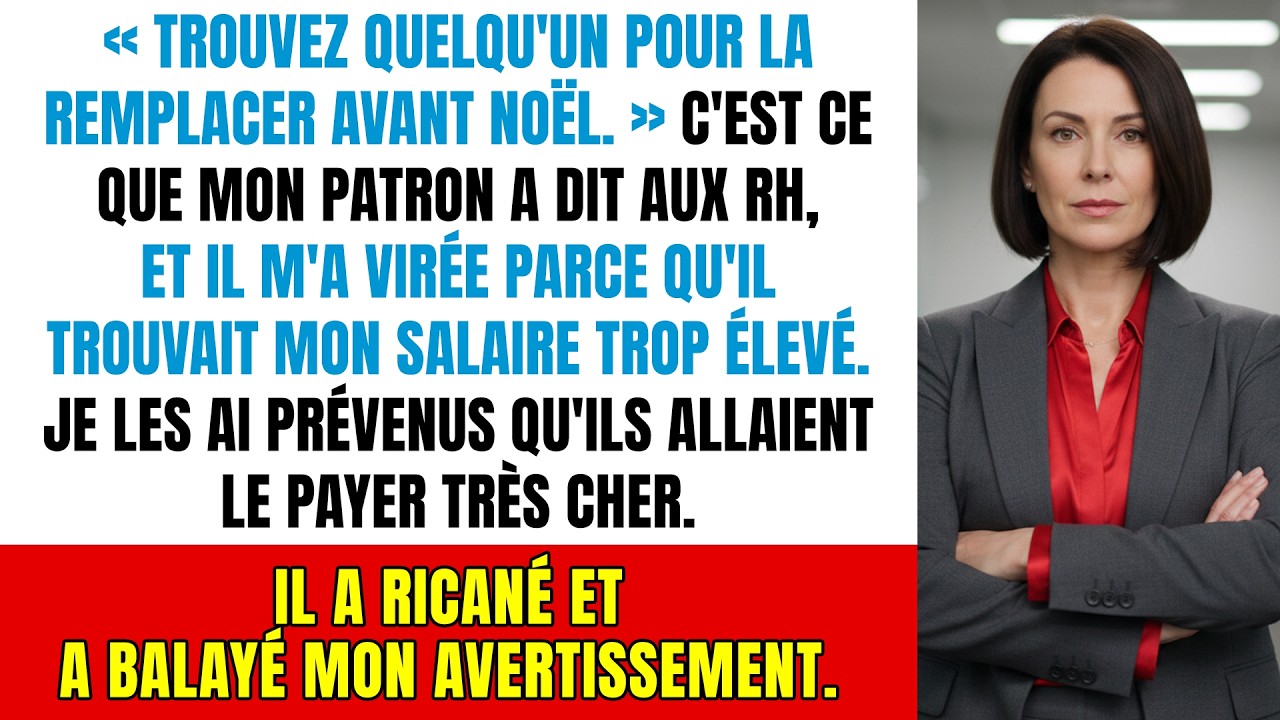 Mon patron m'a viré... jusqu'à ce que ma démission leur coûte 1,1 milliard $ en une nuit