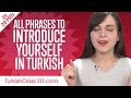 ALL Phrases to Introduce Yourself like a Native Turkish Speaker