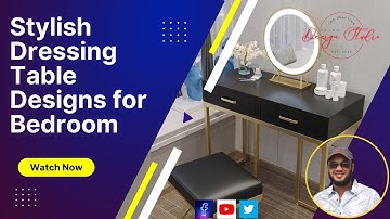 ড্রেসিং টেবিল । AutoCAD । Stylish dressing table designs for bedroom । Naim Design Studio