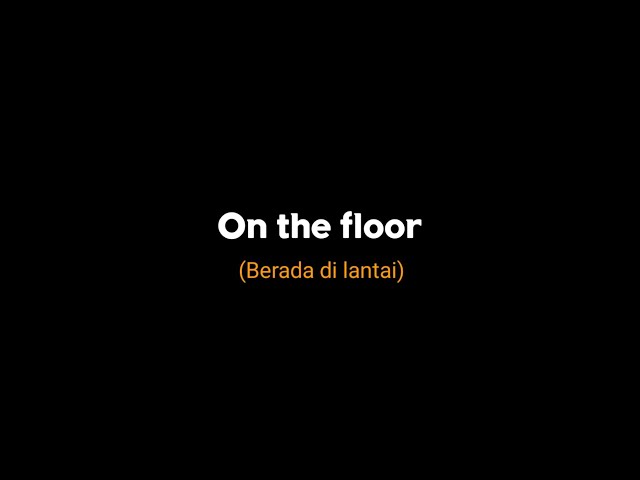 Dj Slow Terbaru - On The Floor - Full Lirik u0026 Terjemahan class=