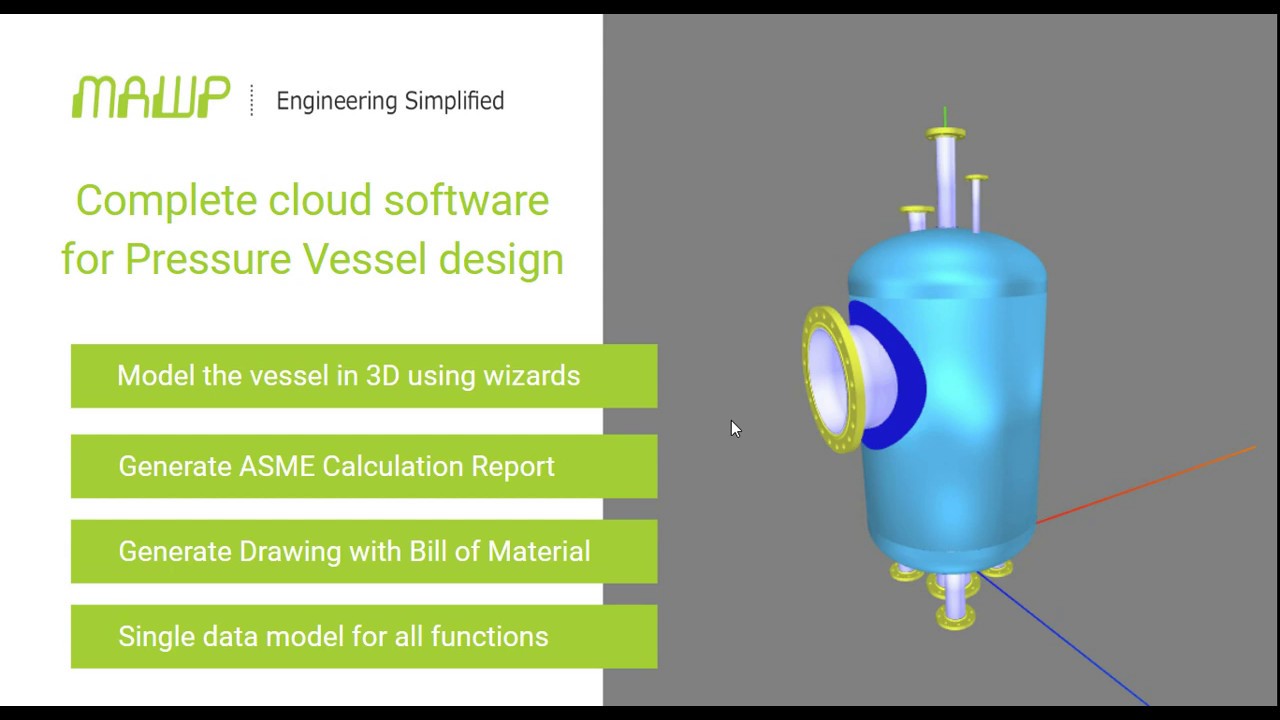 MAWP Introduction Pressure Vessel Designing Software YouTube