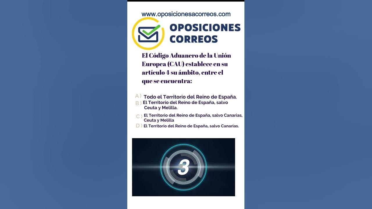 Nuevo TEST Oposiciones Correos 2023 Correos Oposicion Test YouTube