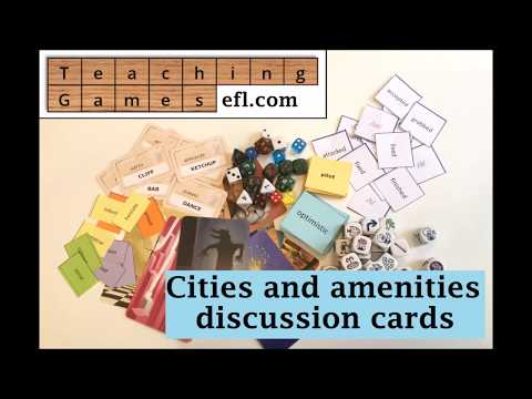 Cities and amenities - A quick discussion activity