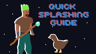 Quick guide to splashing on OSRS