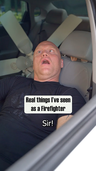 Real things I’ve seen as a Firefighter. He wrecked that plant!  #firefighter #ems #car