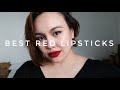 BEST RED LIPSTICKS! | Favorite Picks + Tips| Miss Bea