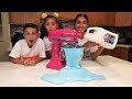 Making Slime in a Blender hzhtube Kids Fun