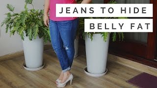 best jeans to hide lower belly fat