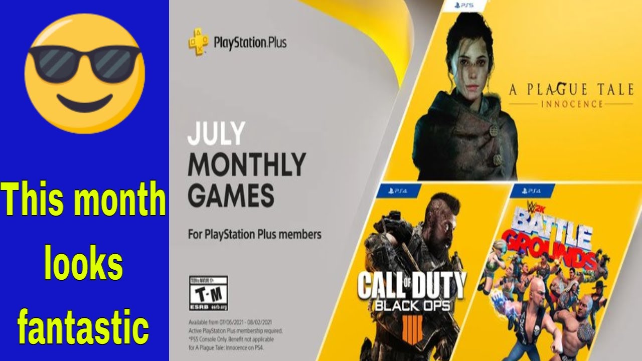 Sony PlayStation Plus July monthly games look really great YouTube