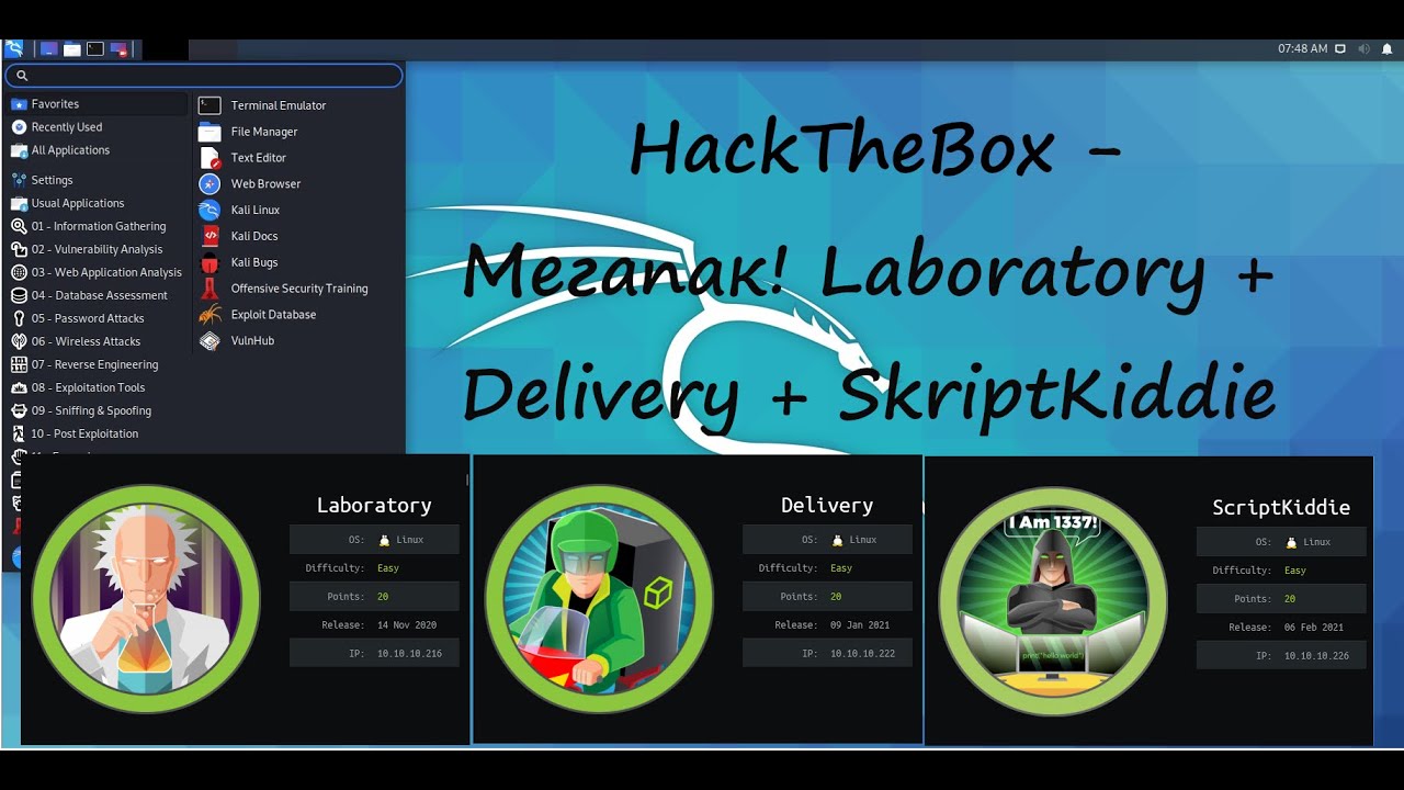 HackTheBox - Laboratory + Delivery + ScriptKiddie - YouTube