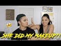 MY GIRLFRIEND DID MY MAKEUP?! | KBURTON & THEEREALKARLAJ