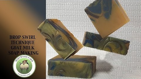 Patchouli | Drop Swirl Technique | Soap Making 2018