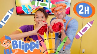 Blippi and Meekah make Crayons ! | Learn and Play Video | Educational Videos for Kids