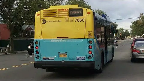 [MTA]:SCT Bound 2018 New Flyer XD40 'Xcelsior' [7666] On The B82 +SBS+