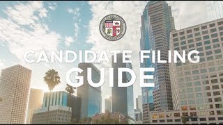Candidate Filing Guide Video