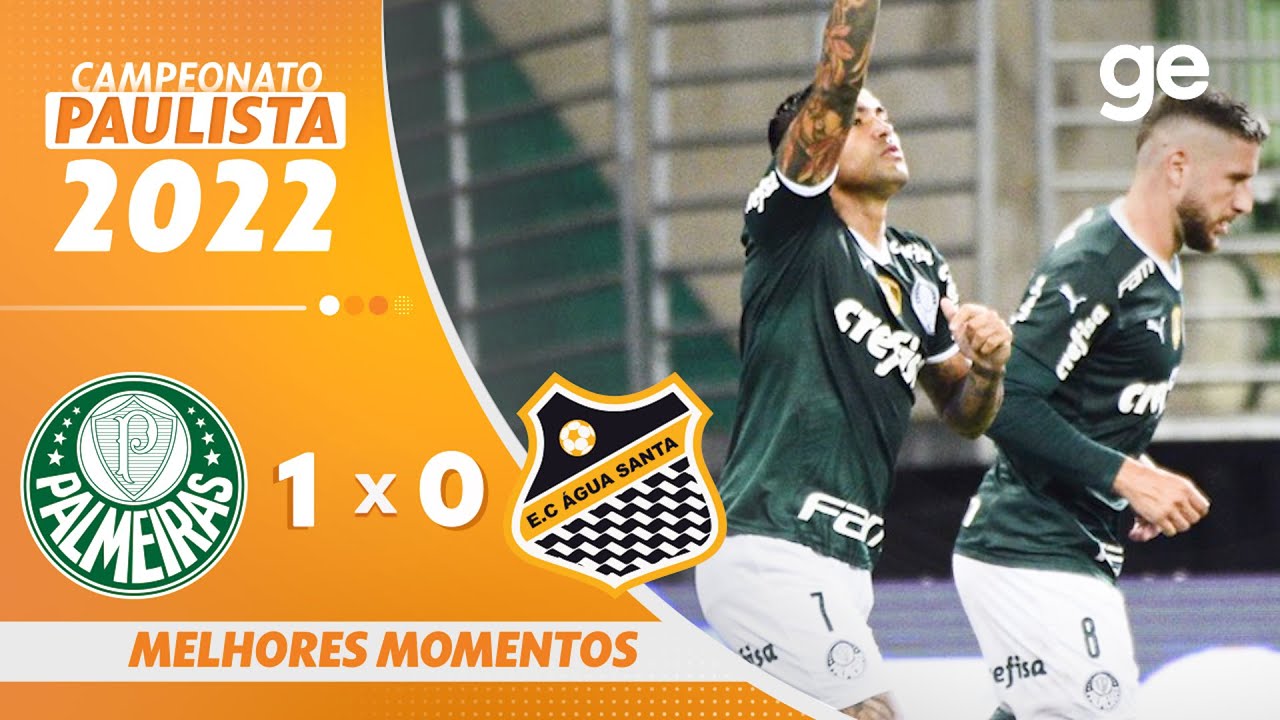 Palmeiras 1 x 0 Água Santa: Dudu marca, e Verdão vence em último