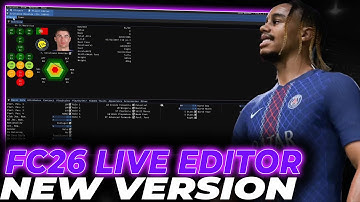 FC 26 Live Editor |  FC 26 LIVE EDITOR v26.2.0  🔥 ULTIMATE CAREER MODE TOOL (Career Editor)