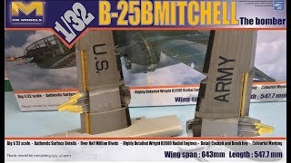 1/32 HK B-25B DOOLITTLE BUILD PART 7