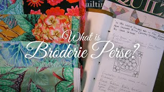 What&#39;s the difference between Broderie Perse, Applique, and fussy cutting? And why I need to know.