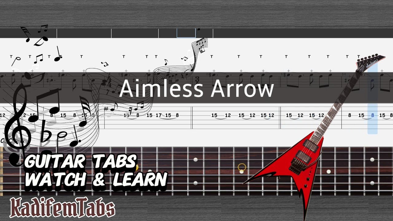 Aimless Arrow – Electric Guitar Tutorial + TABs (Converge) | Kadifem Tabs