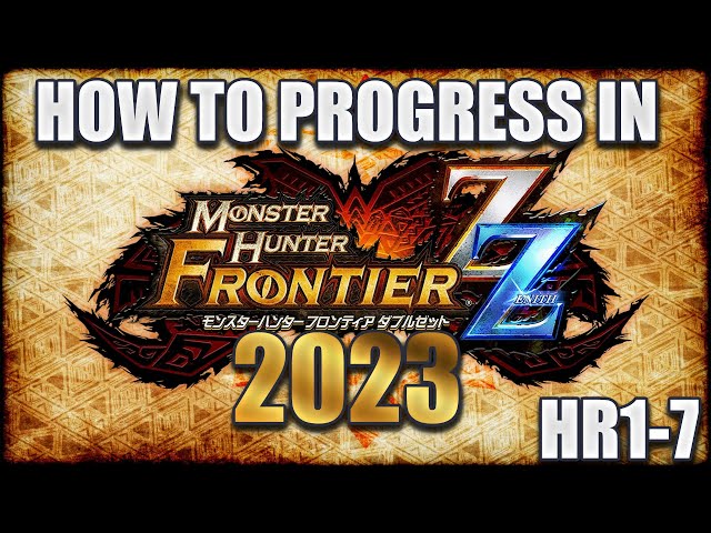Video: Monster Hunter Frontier ZZ Progression Guide: PRE-G Edition