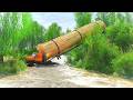 Crazy Logging Truck Transports Wood Over Deadly Cliff mp3