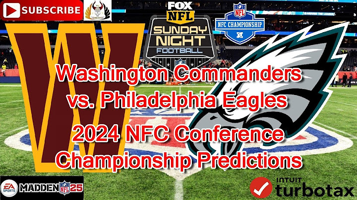 Washington Commanders vs. Philadelphia Eagles | 2024 NFL NFC Conference Championship | Madden NFL 25