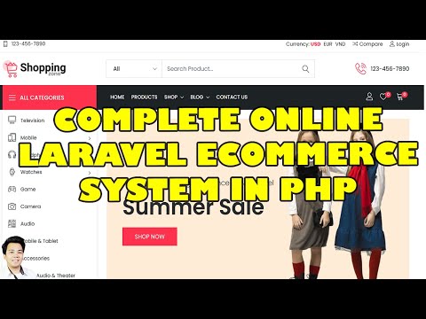 Complete Laravel Ecommerce System in PHP MySQL | Free Source Code Download