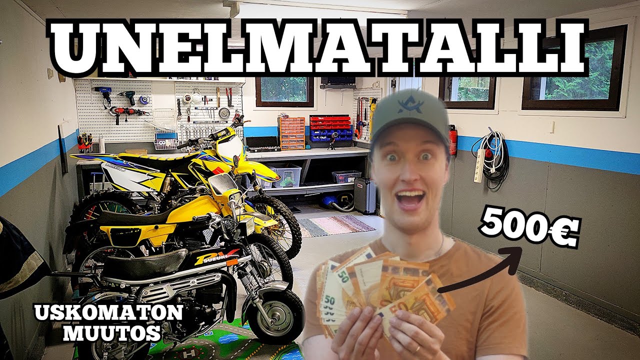 AUTOTALLIREMPPA 500€ BUDJETILLA!