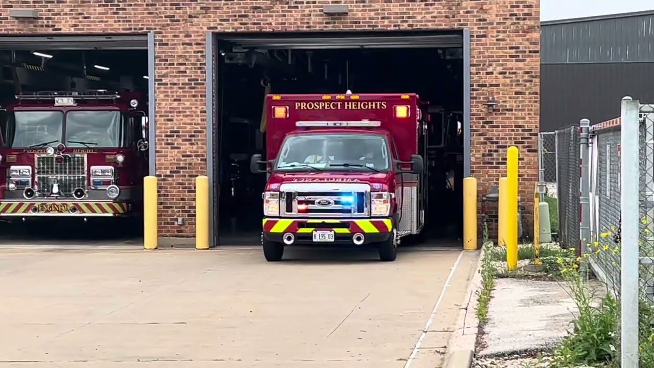 Prospect Heights fire department ambulance 39 responding ￼