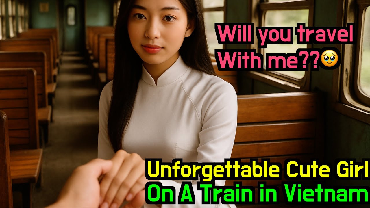 On a Train in Vietnam, I Met a Cute University Girl and Asked Her 