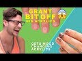Grant Bit Off His Acrylic Nails - and Gets Mood Changing Acrylics