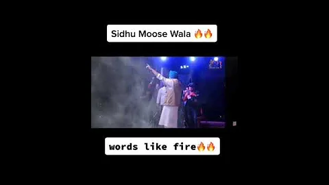 sidhu moosewala reply to babu maan in live show | kyiaanu aa moosewale jatt kaali kaali range chubdi