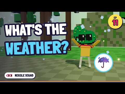 What's the Weather? ☔ Sunny, Rainy, Windy, Snowy!: Noggle Squad sing-along video thumbnail