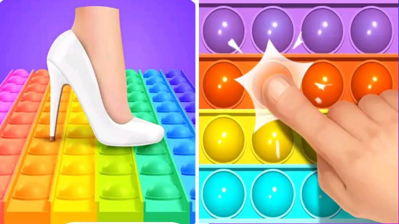 ✔️Fidget Run🆚Pop it Fidget✔️ Max Level trailer all gameplay walkthrough android, ios game LVL49620