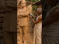 🌟 Amazing Wooden Statue Carving of Netaji Subhas Chandra Bose | Master Craftsman at Work
