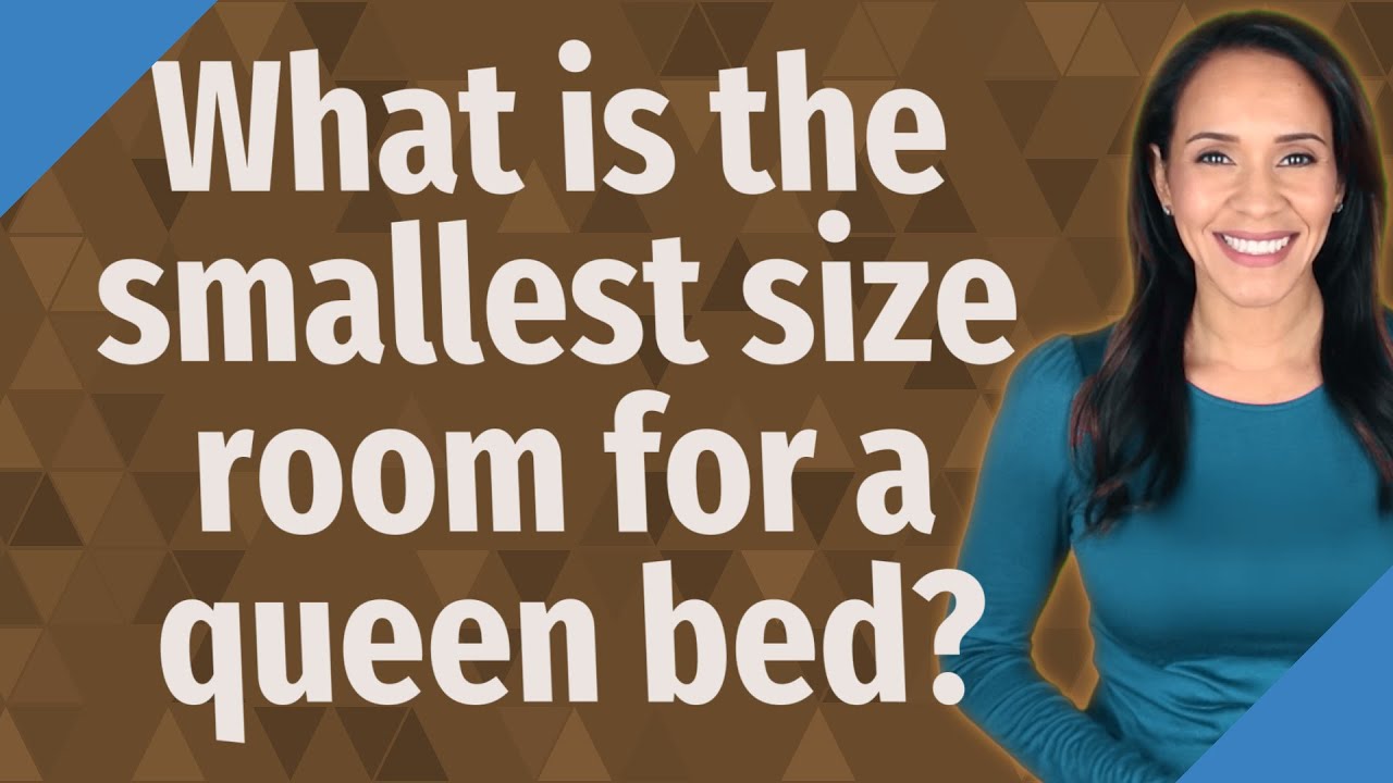 What is the smallest size room for a queen bed? - YouTube