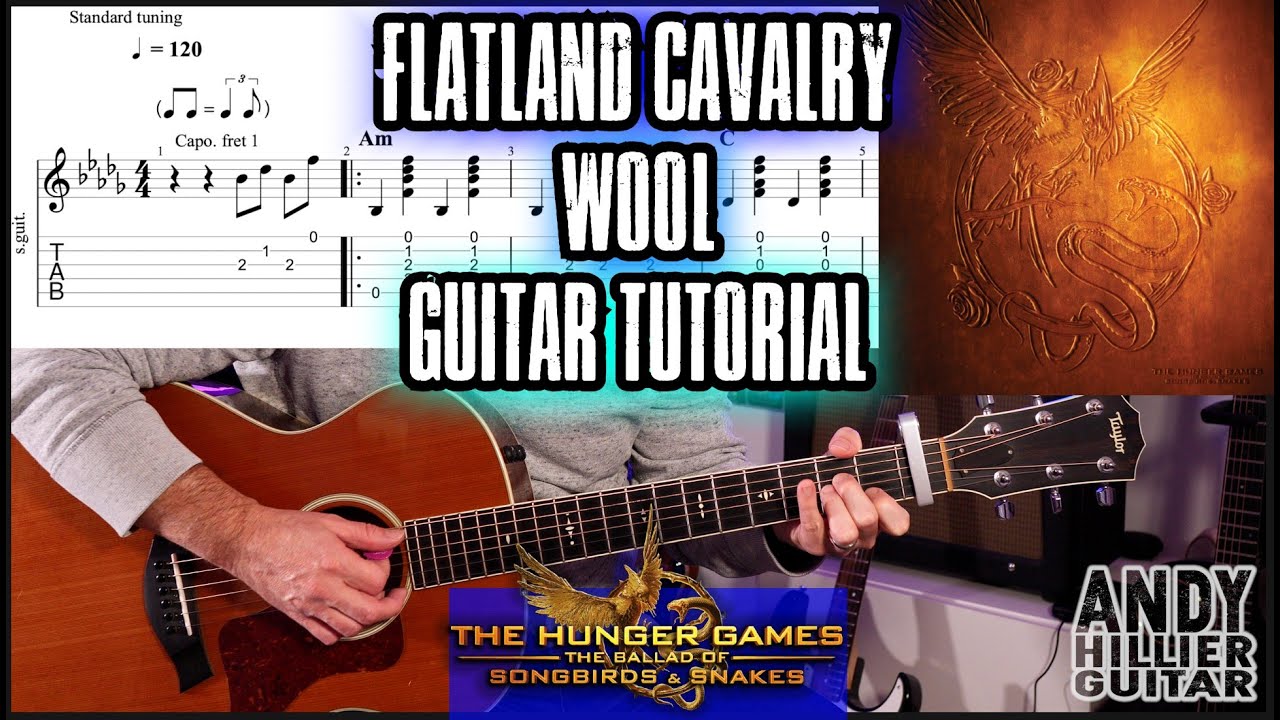 Flatland Cavalry Wool Guitar Tutorial (The Hunger Games) YouTube