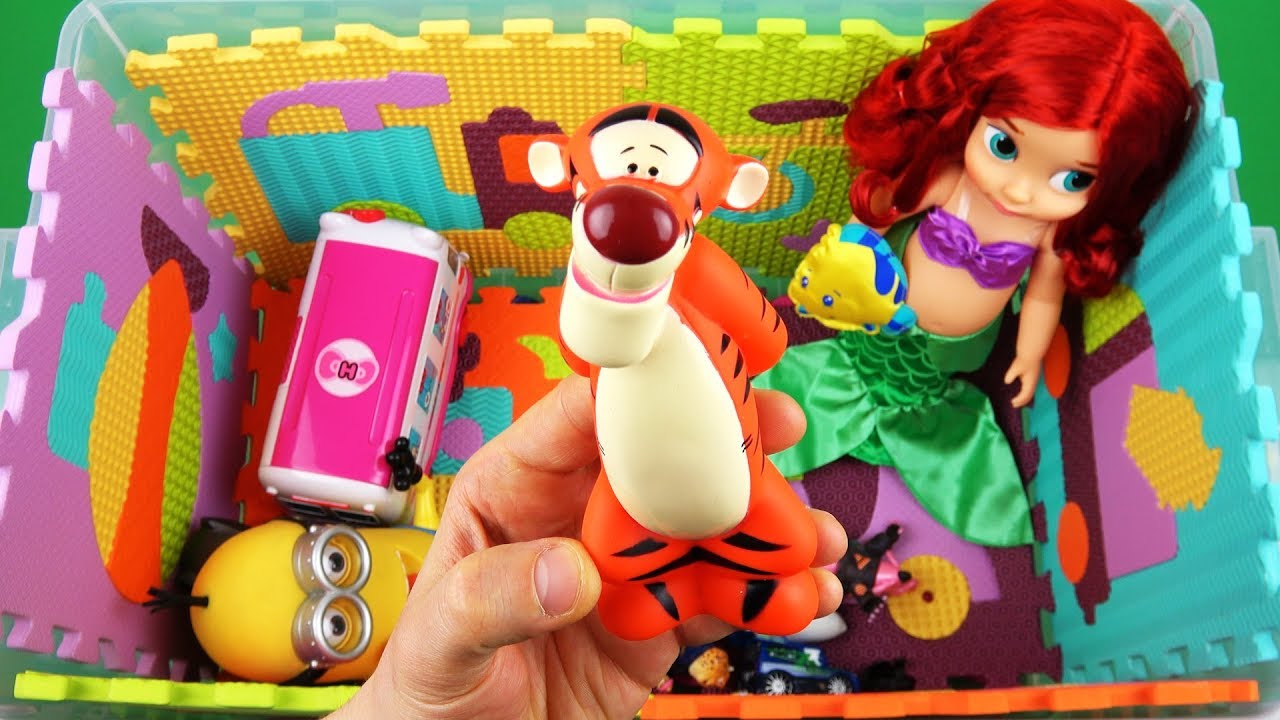 Learn videos for toddlers with characters, vehicles and colors of Toy