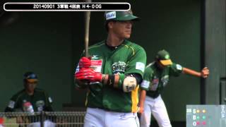 ソフトバンクホークス3軍定期交流戦 vs 香川オリーブガイナーズ ① 20140901
