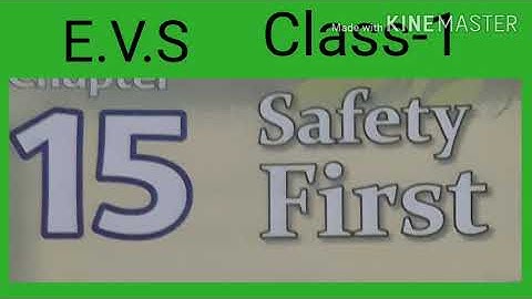 CHAPTER-15 Safety First (E.V.S)