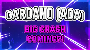 CARDANO (ADA) CAN CRASH!! ⚠️ WARNING LEVELS!!