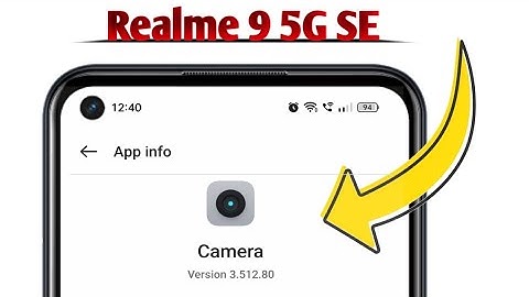 Camera Not Working on Realme 9 5G SE Problem Solved