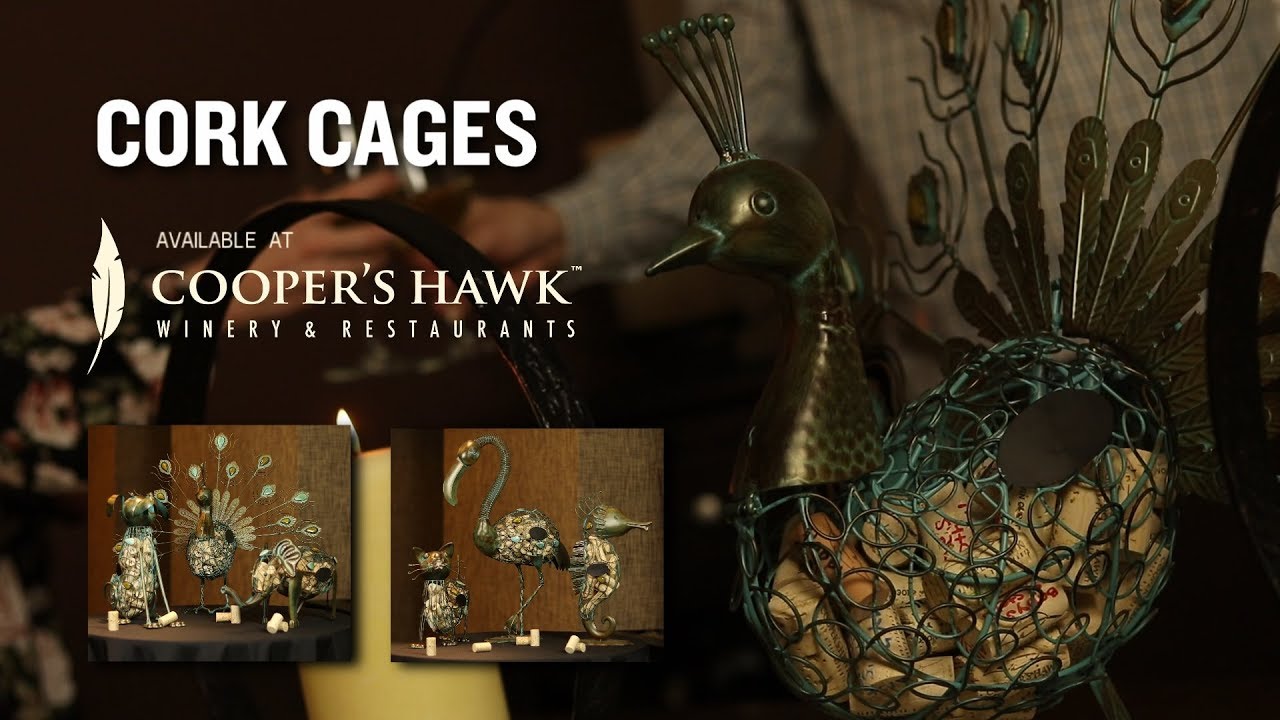 Cork Cages Available at Cooper's Hawk Winery & Restaurants YouTube