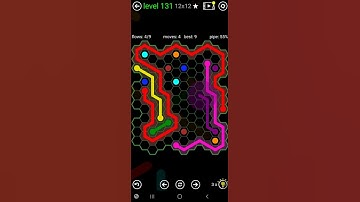 How To Solve Flow Free Hexes Extreme Pack 2 Level 131 12x12 Board Walk Through Solution Walkthrough