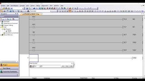 การโปรเเกรมควบคุมไฟฟ้า PLC การใช้งานคำสั่ง PLS และคำสั่ง PLF สอนนักศึกษา วก.กบินทร์บุรี