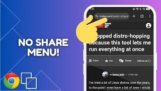 How To Copy A Website Link In Chrome On Android Fast Method