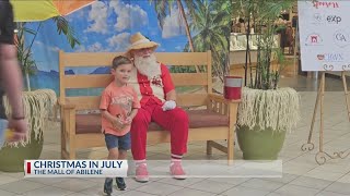 Second annual Christmas in July event at the Abilene mall spreads holiday cheer