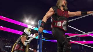 The Brawling Brutes vs Nathan Frazer & Axiom - RAW Tag Team Championships [WWE 2K24]