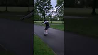 POWER SLIDE SHOV #skateboarding #skateboard #skate #monsoon #clip #park #short #shorts #freestyle